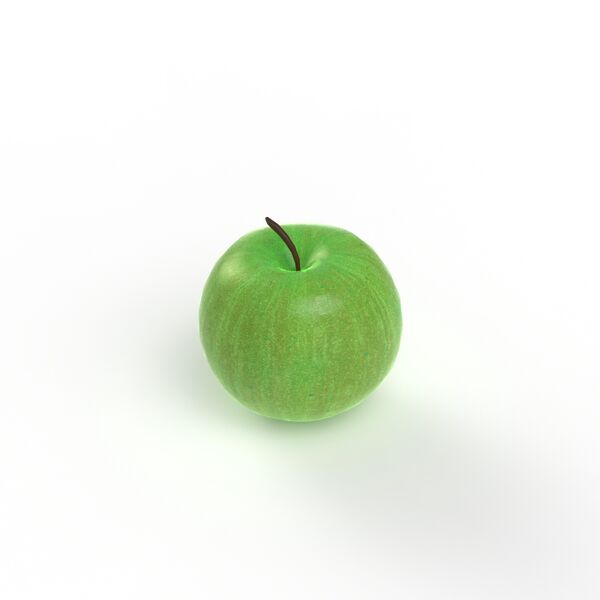 Fruit Green Apple 01 3D Model