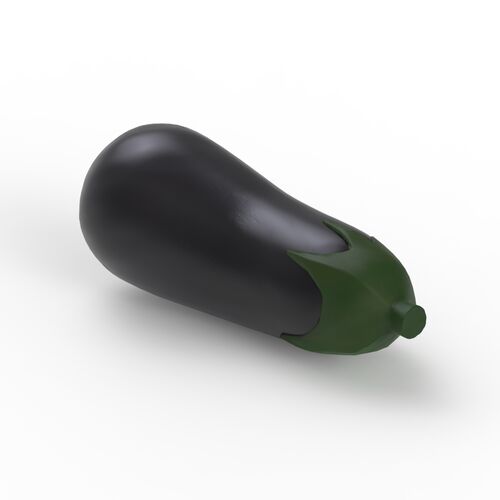 3D Model Aubergine 01 3D Model