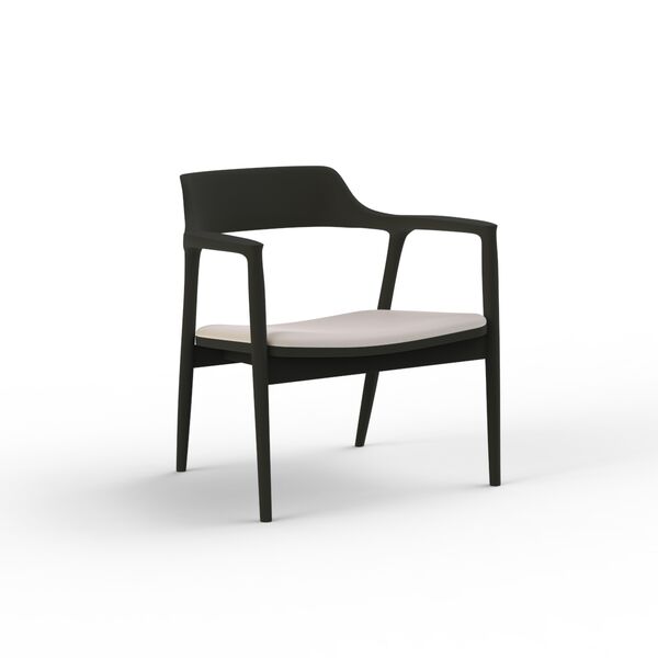 Wood Brown Armchair 08 3D Model