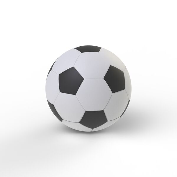 Soccer Classic Black And White Ball 01 3D Model