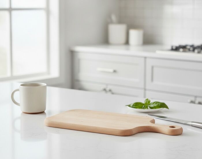 Chopping Light Brown Wood Board 01 3D Model