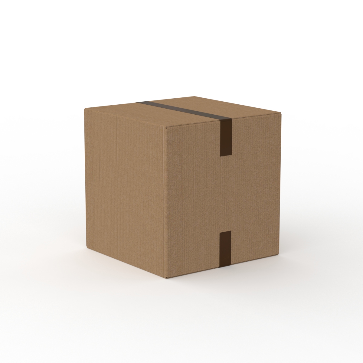 Cardboard Packaging Box 01 3D Model