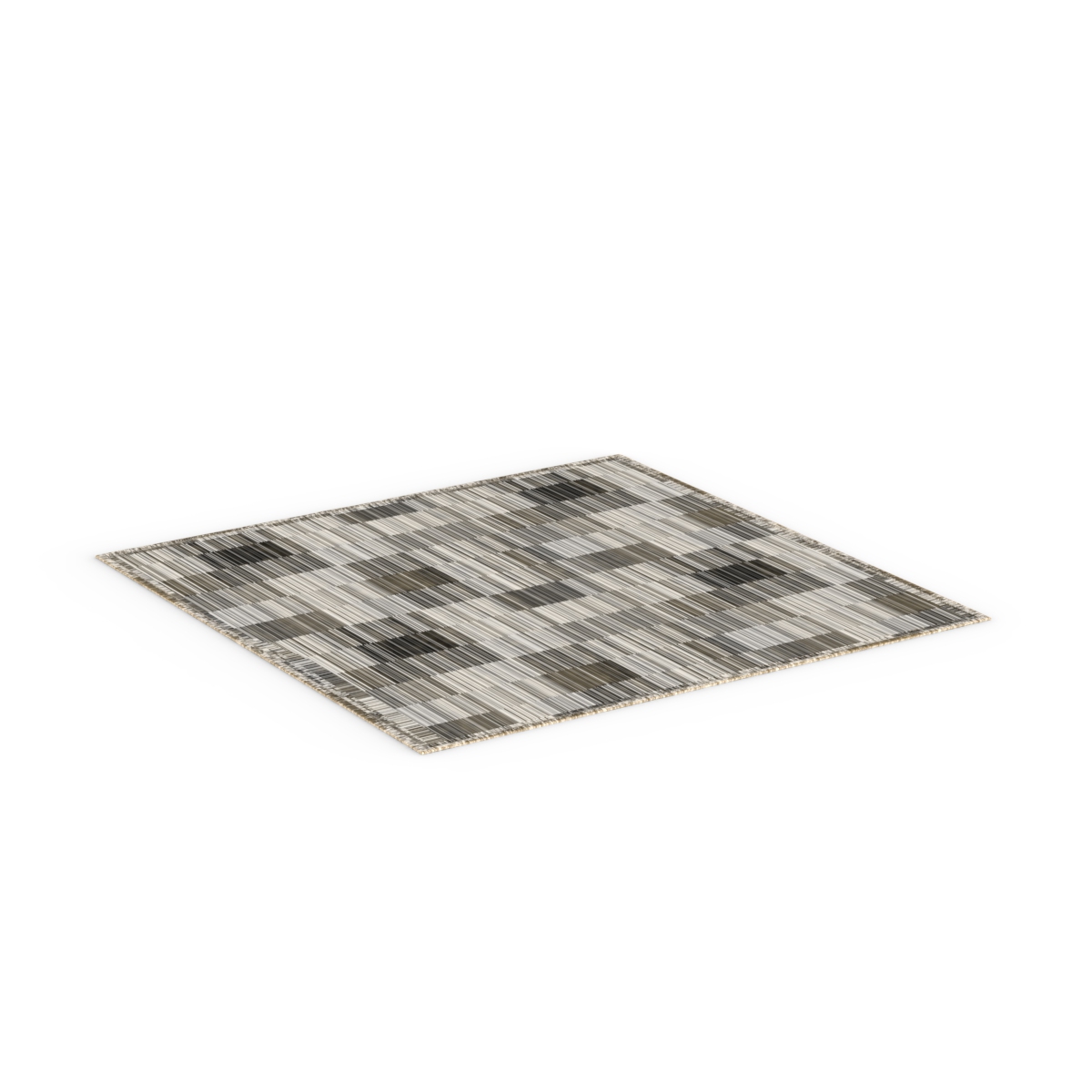Textile Gray Textured Carpet 01 3D Model