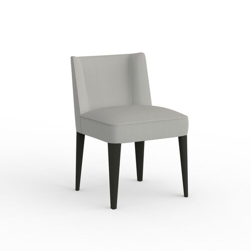 Dining Gray Fabric Chair 01 3D Model