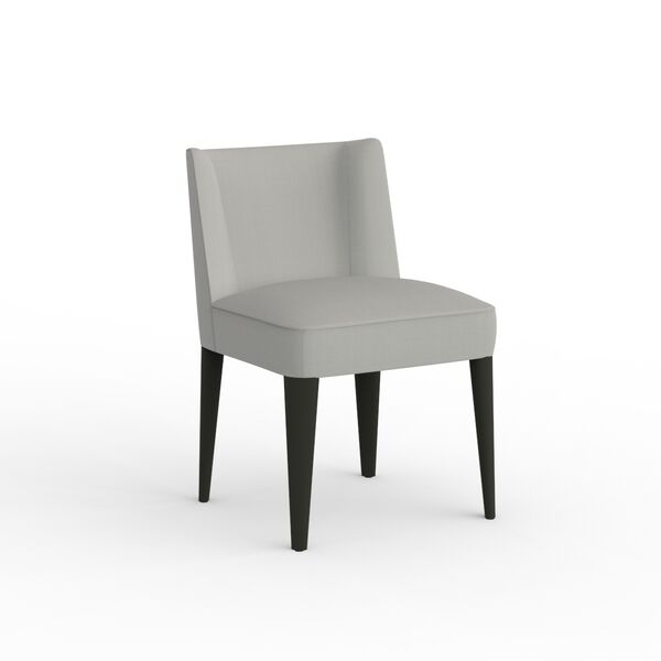 Dining Gray Fabric Chair 01 3D Model