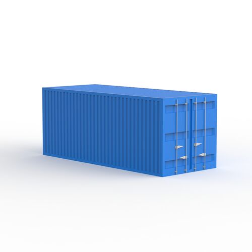 Storage Blue Container 01 3D Model