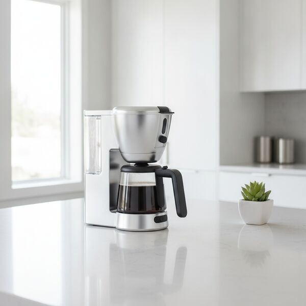 Maker Metal Silver Coffee 01 3D Model