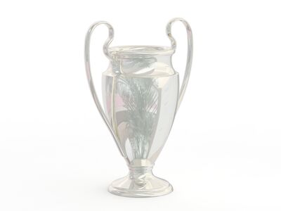 Champions League Cup 01 3D Model