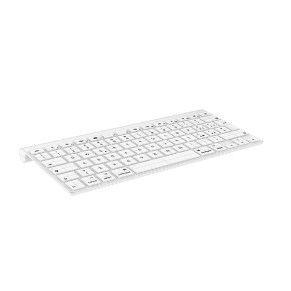 Apple Mini Keyboard 01 3D model — clay shaded view