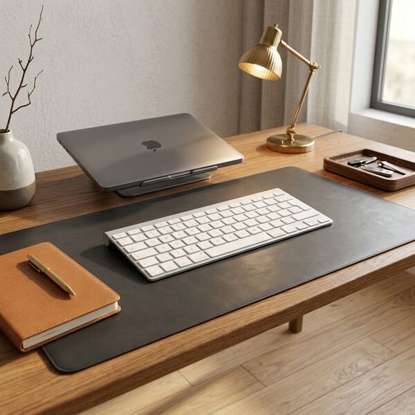Apple Mini Keyboard 01 3D model — styled interior scene