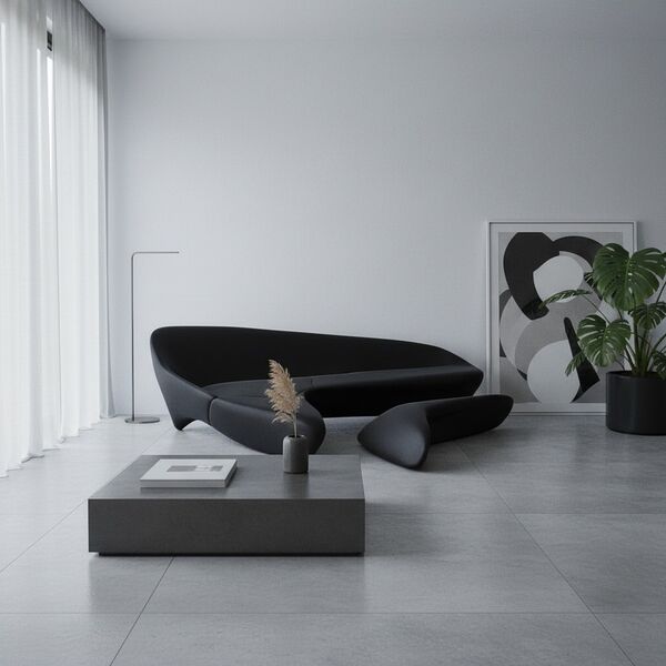 B&B Italia Moon System Sofa 3D model — styled interior scene