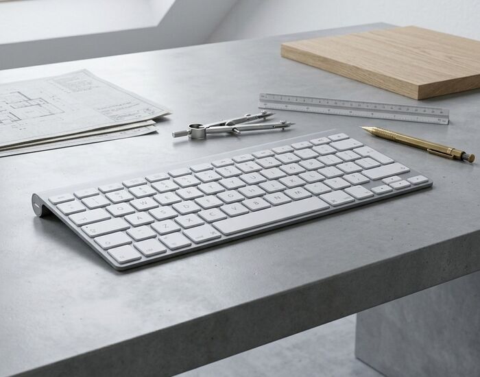 Mini Keyboard 01 3D Model