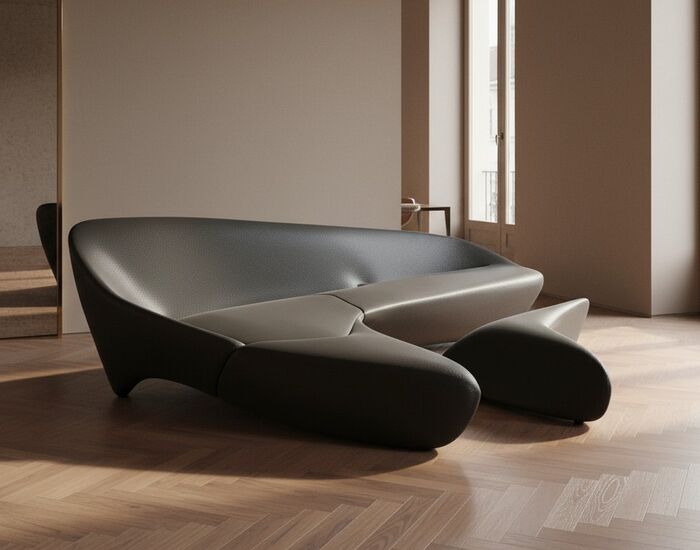 Moon System Sofa 3D Model