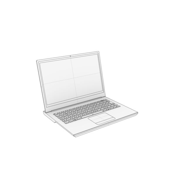 Laptop 01 Rhino3DMShaded