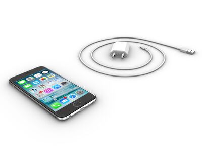Apple_iPhone 6 and Charger Bundle 3D Model