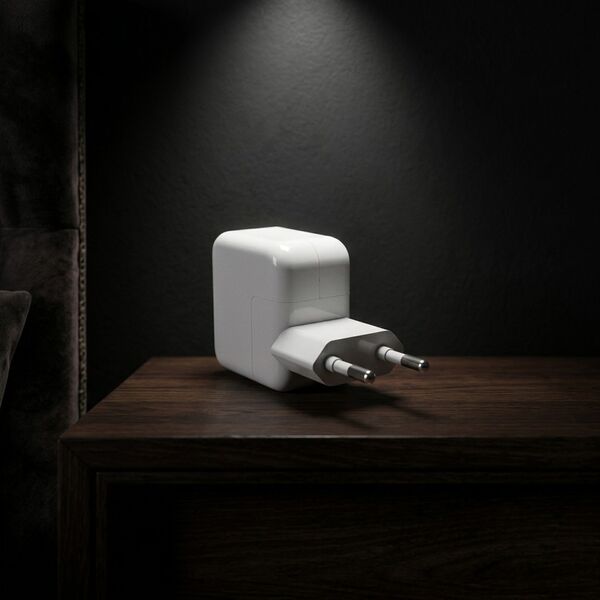 Apple iPad Charger 3D model — styled interior scene