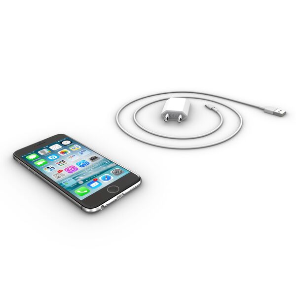 Apple iPhone 6 and Charger Bundle 3D model - studio render