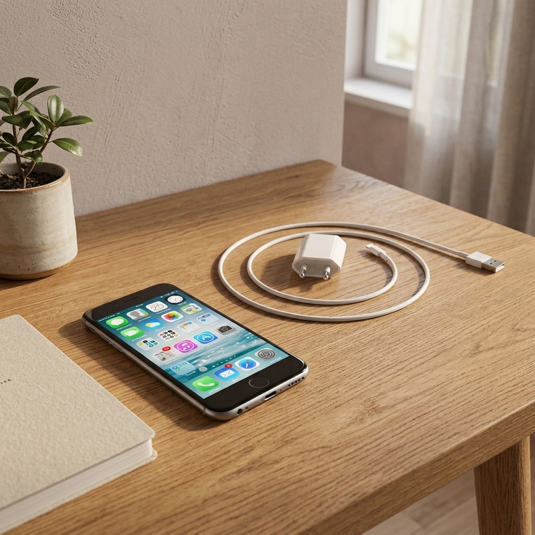 Apple_iPhone 6 and Charger Bundle 3D Model