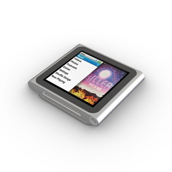 Apple iPod Nano 3D model — studio render