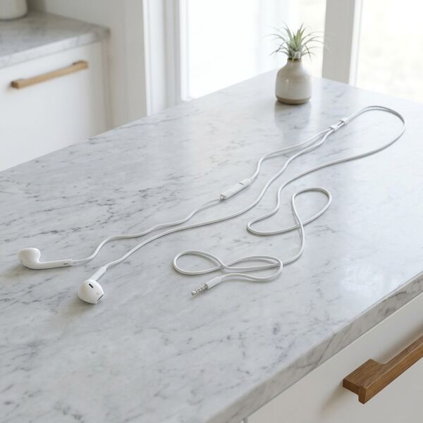 Apple Wire Earbuds 3D Model