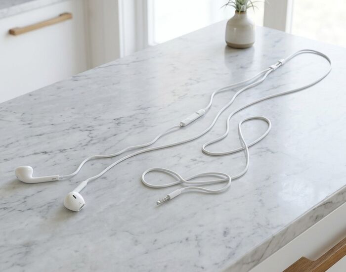 Apple Wire Earbuds 3D Model
