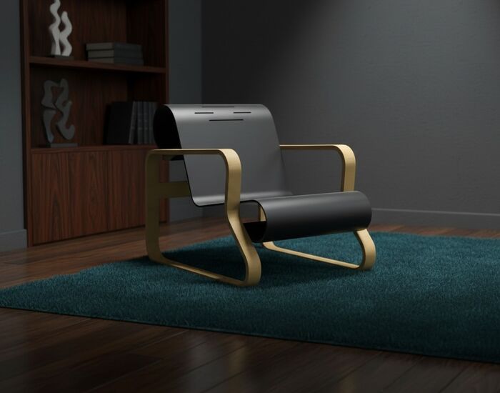 Paimio Chair 3D Model