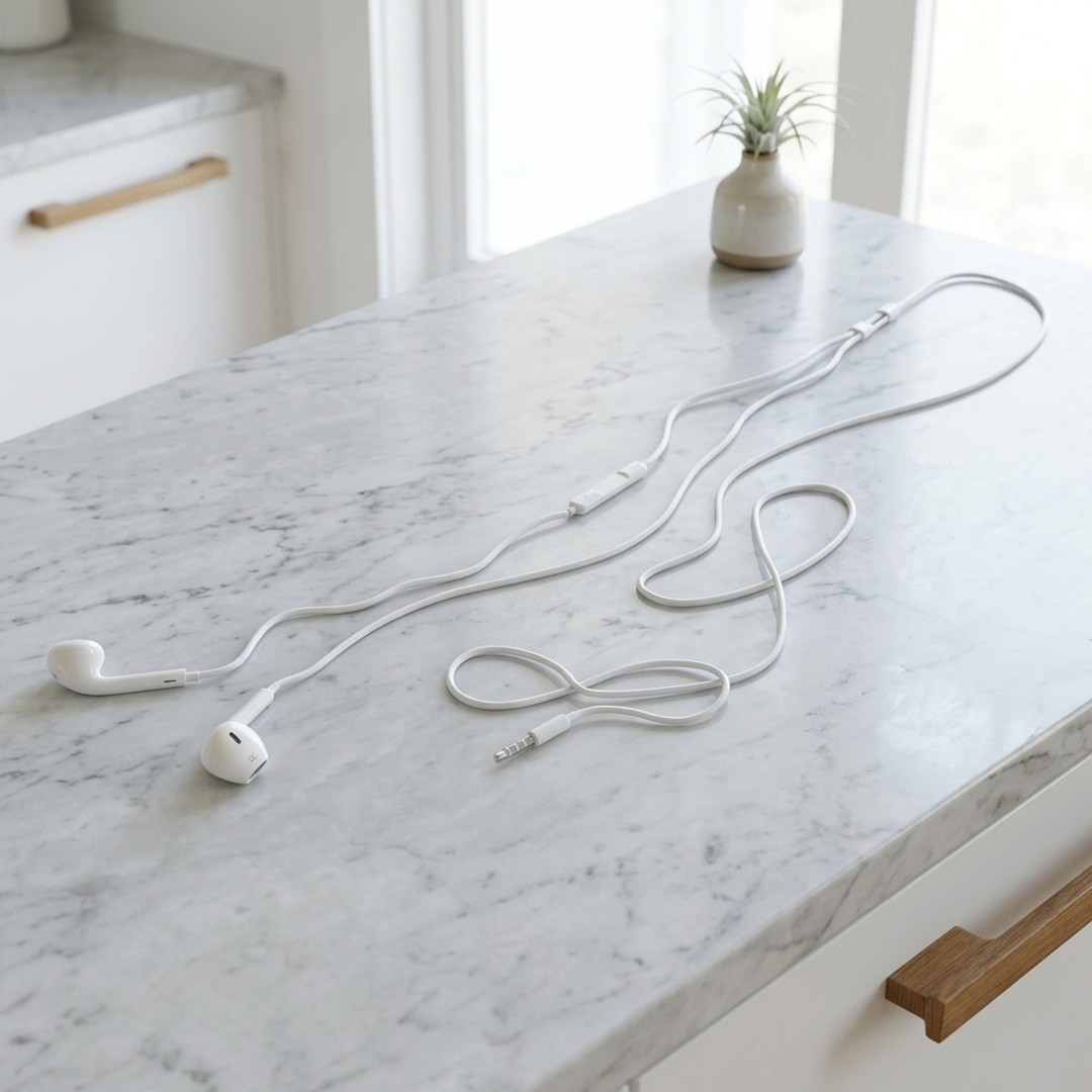Apple Wire Earbuds 3D Model