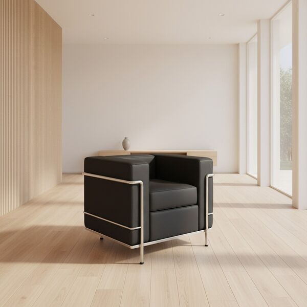 Cassina LC2 Armchair 3D model — styled interior scene