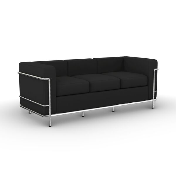 Cassina LC2 Sofa 3 Seats 3D model — studio render
