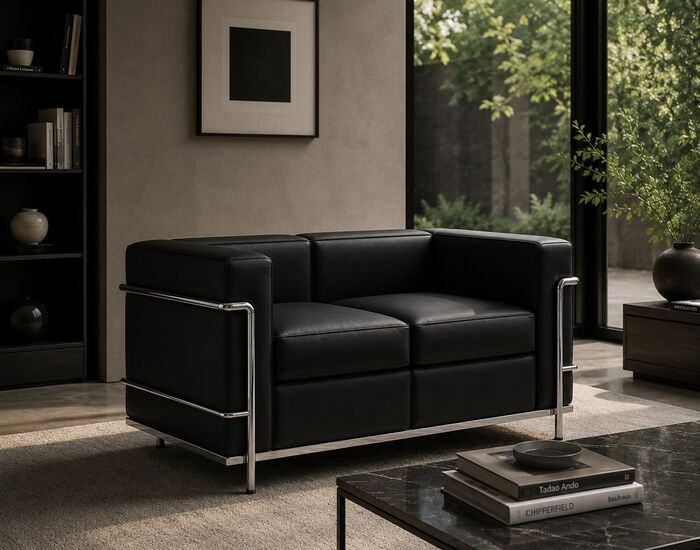 LC2 Sofa 2 Seats 3D Model