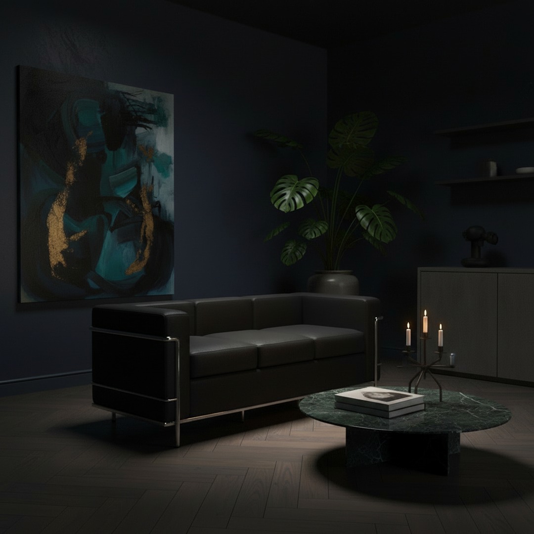 LC2 Sofa 3 Seats 3D Model