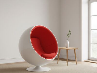 Eero Aarnio Originals Ball Chair 3d Model Contemporary Interior