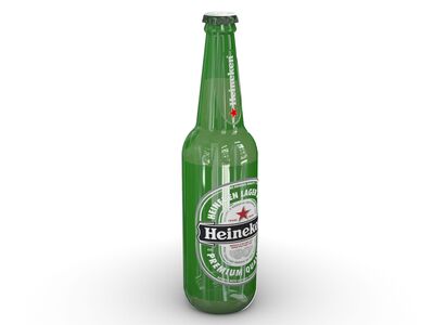 Heineken 33cl 3D Model