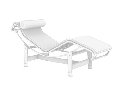 Cassina LC4 Chaise Longue Rhino3DMShaded