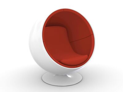 Eero Aarnio Ball Chair RhinoRender