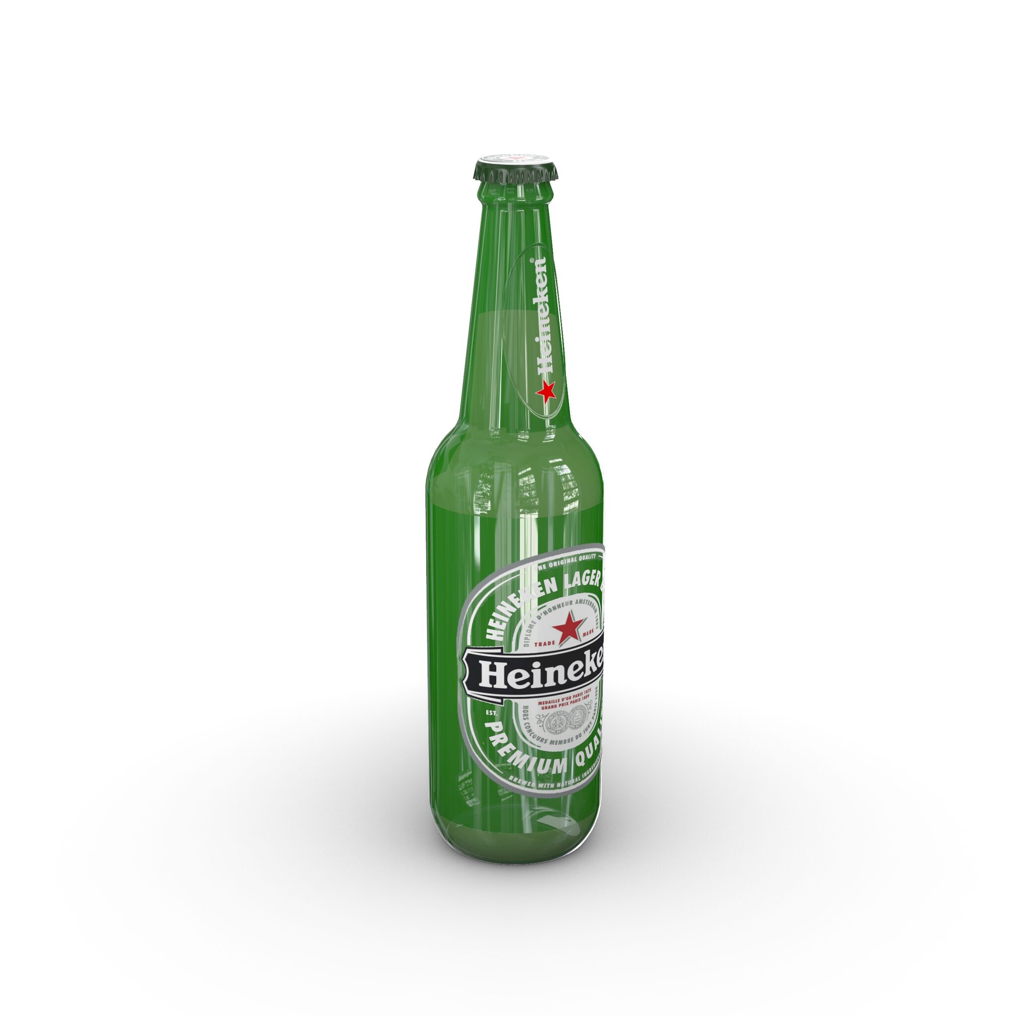 Heineken 33cl 3D Model