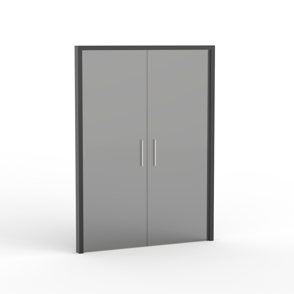 Interior Double Glass Door 04 3D Model