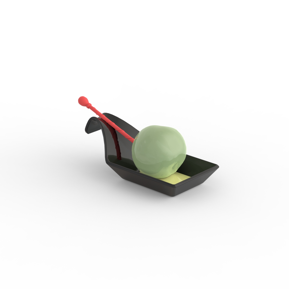 Food Olive Stick Finger 01 3D Model