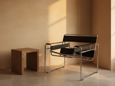 Knoll Wassily Chair by Marcel Breuer — Italian editorial interior lifestyle 3D model