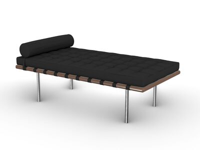 Knoll Barcelona Couch RhinoRender