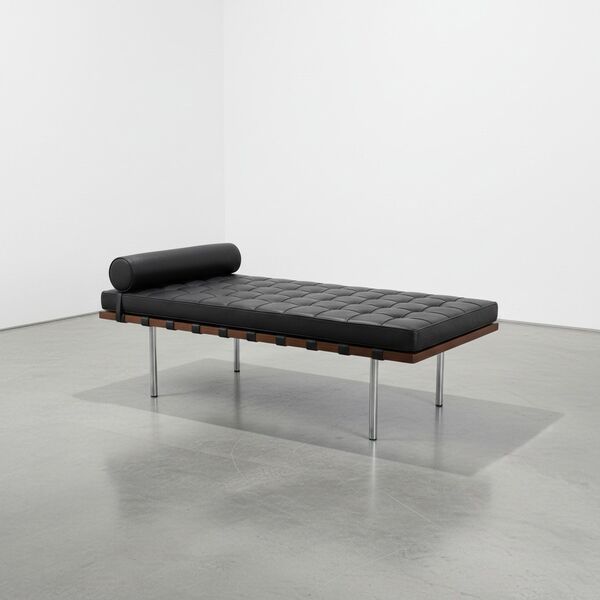 Knoll Barcelona Couch 3D model — styled interior scene