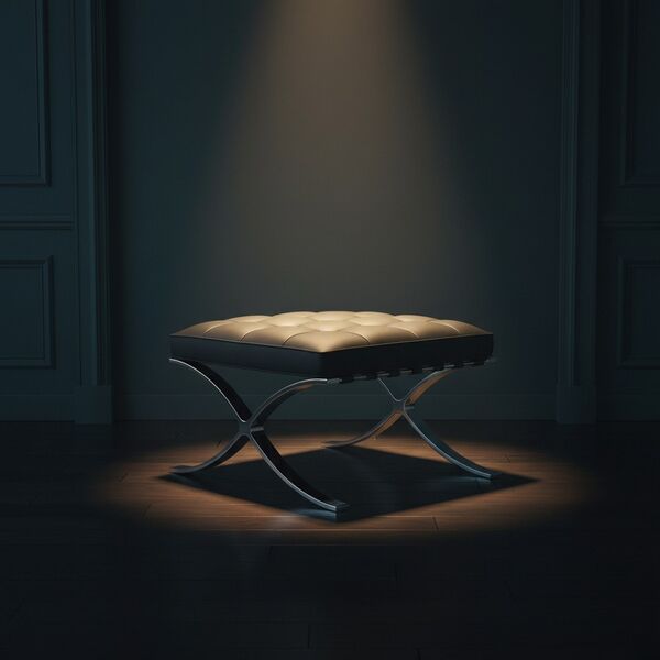 Barcelona Stool 3D Model