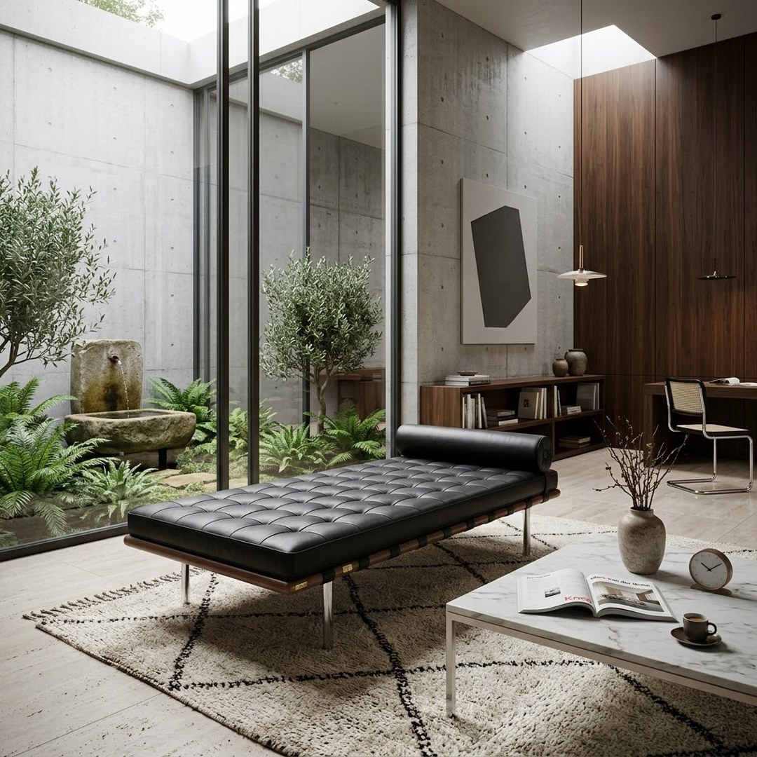 Barcelona Couch 3D Model