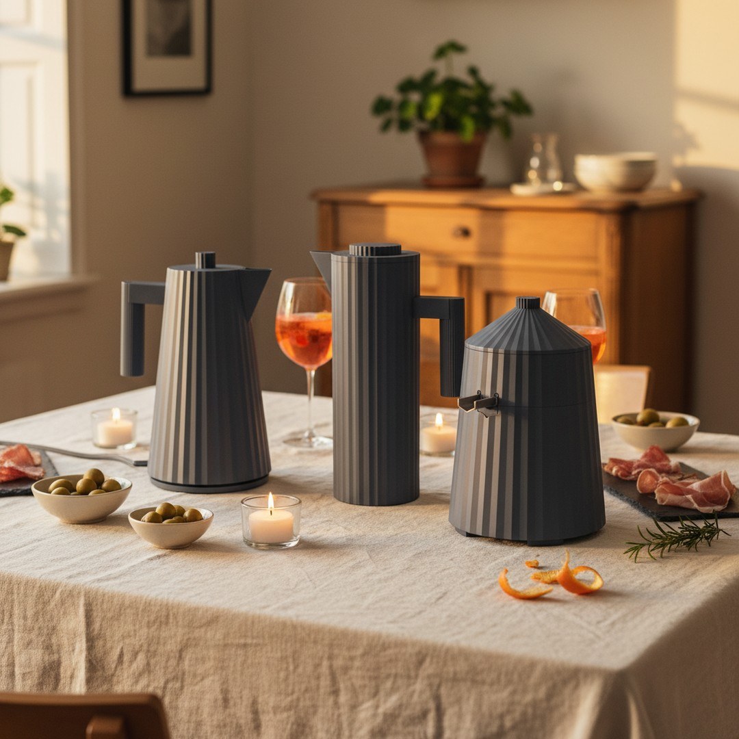 Alessi_Plissé Set 3D Model