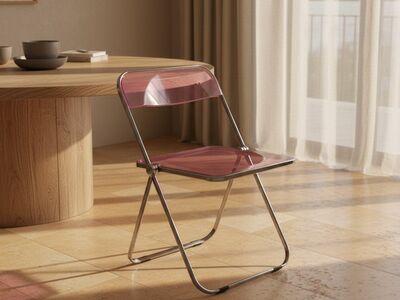 Anonima Castelli Plia Chair by Piretti — Italian editorial interior lifestyle 3D model