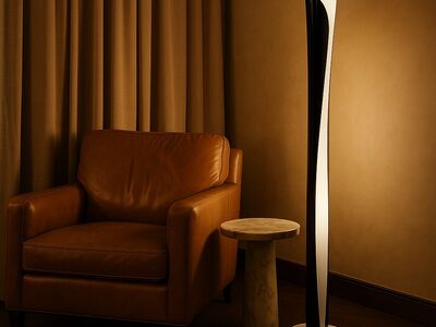 Artemide Cadmo Floor Lamp 3D Model Boutique Hotel Suite Interior