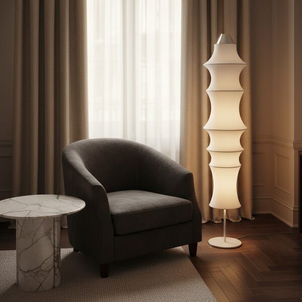 Artemide Falkland Floor Lamp 3D model — styled interior scene