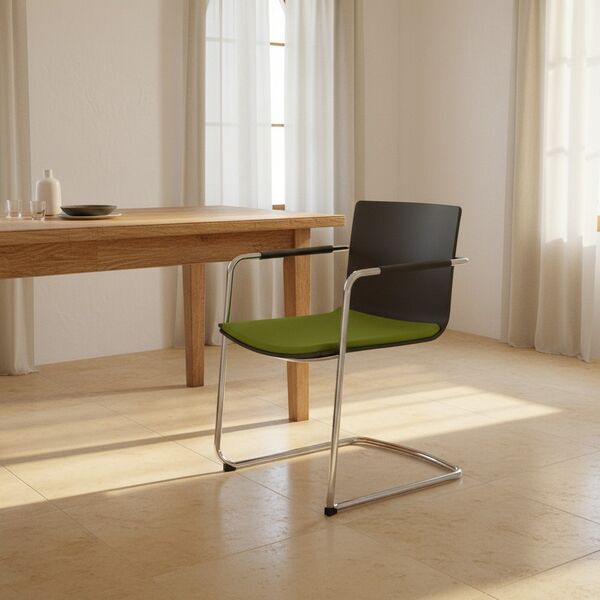 Wilkhahn Neos Cantilever Chair 3D model — styled interior scene