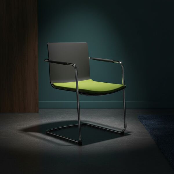 Wilkhahn Neos Cantilever Chair 3D model — styled interior scene