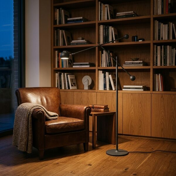 Artemide Ixa Floor Lamp 3D model — styled interior scene